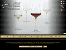 Tablet Screenshot of gabriel-glas.com